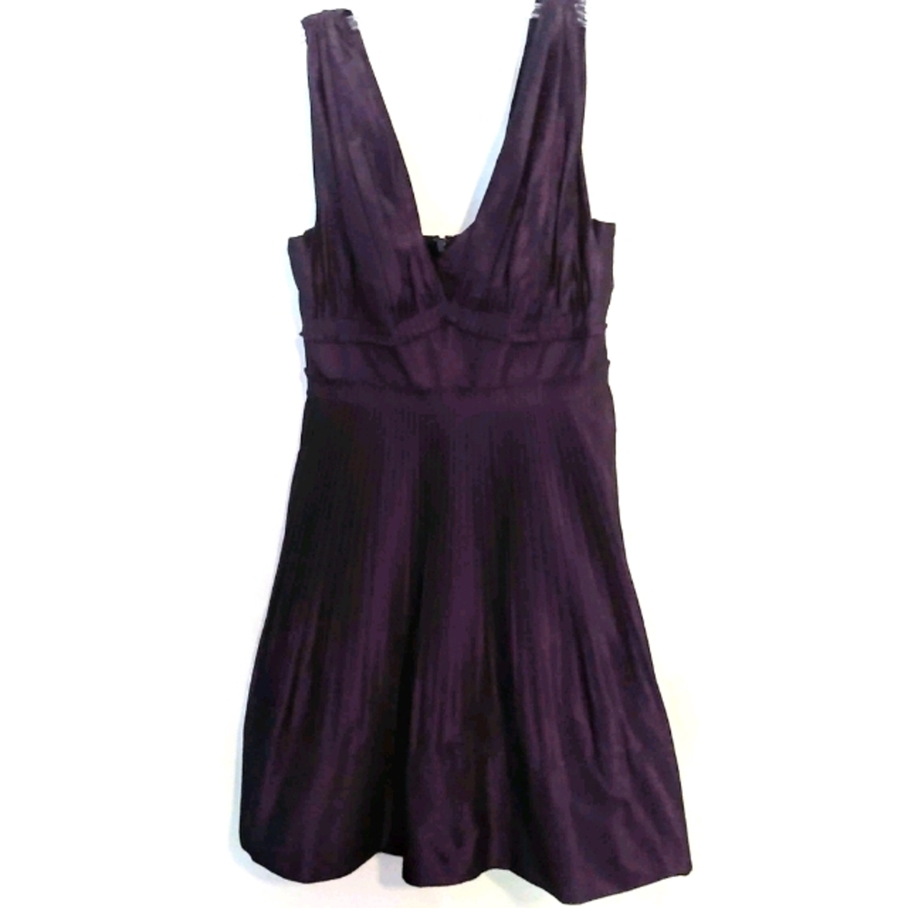BCBGeneration Cocktail Dress Iridescent Taffeta 6